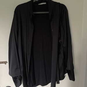 Abercrombie satin blouse XL